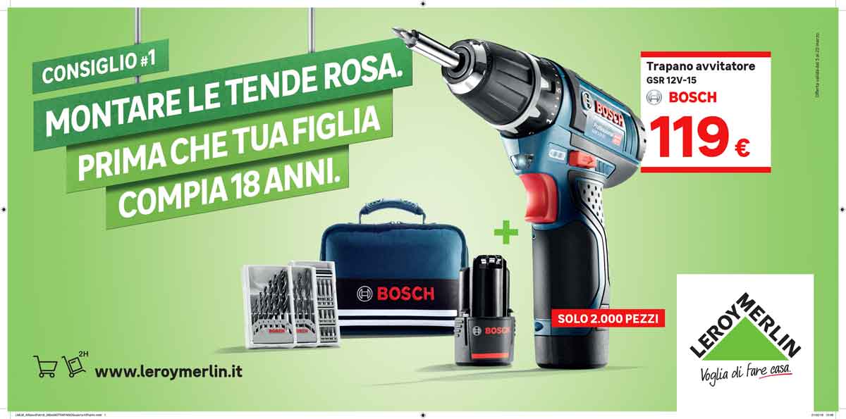 Publicis Italia firma la nuova campagna Stampa, outdoor e digital di Leroy Merlin