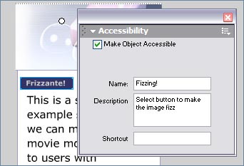 Gli Accessibility Components di Flash MX