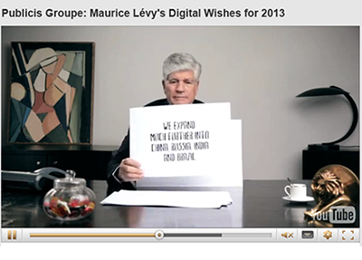 Video interattivo per gli auguri di Natale del gruppo Publicis