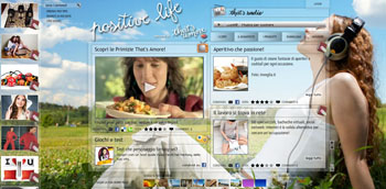 Egolab, in collaborazione con il main sponsor Unilever, porta online Positivelife.it, il sito driver dedicato alla filosofia Thats Amore Findus.
