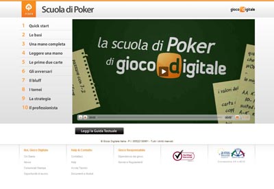 Egolab New Media Company firma il sito la Scuola di Poker di Gioco Digitale