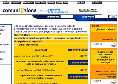 Il più vasto social network dedicato al marketing e alla comunicazione in Italia